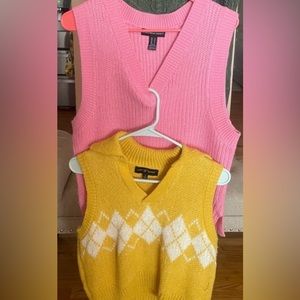 Sweater vests bundle of  2 great for any occasion